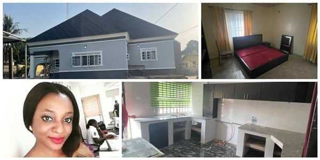 Nigerian lady from Benue state gifts parents a big house after making it in cryptocurrency. Nigerian lady from Benue state gifts parents a big house after making it in cryptocurrency.