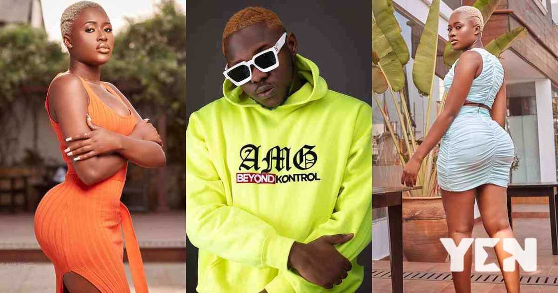 'Romantic' Fella Makafui showers praise on hubby Medikal in new photo; fans jealous 'Romantic' Fella Makafui showers praise on hubby Medikal in new photo; fans jealous