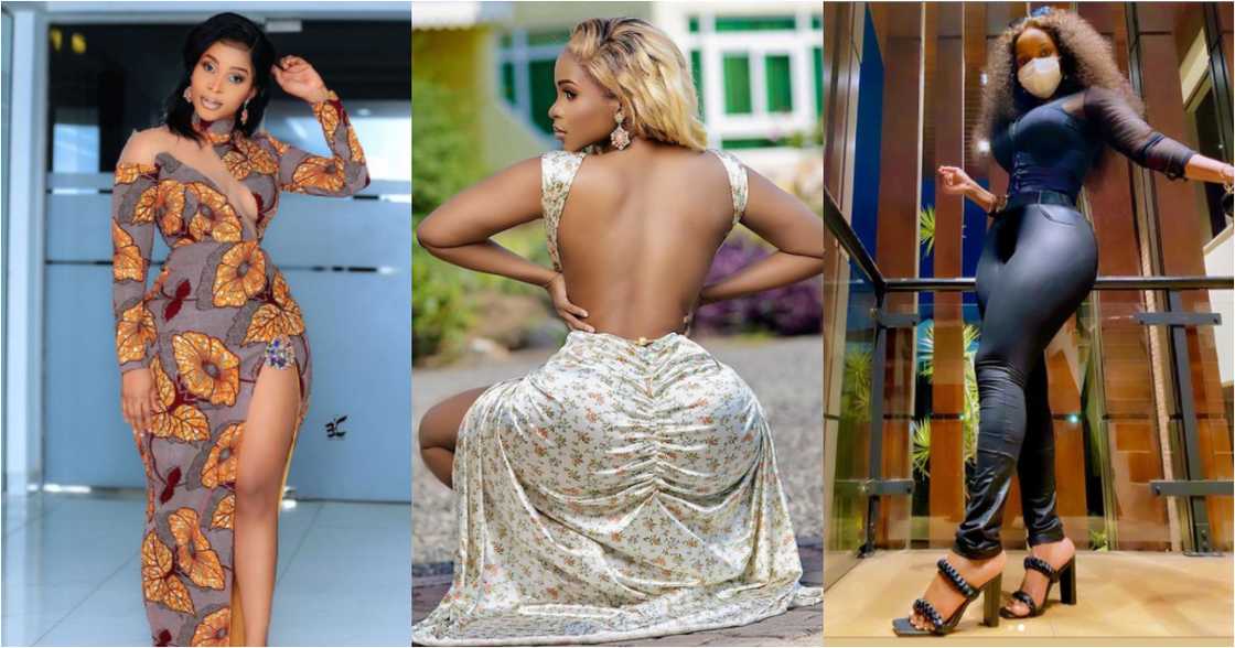 Benedicta Gafah breaks the internet as she flaunts curves and thighs in skintight wear (Photos)