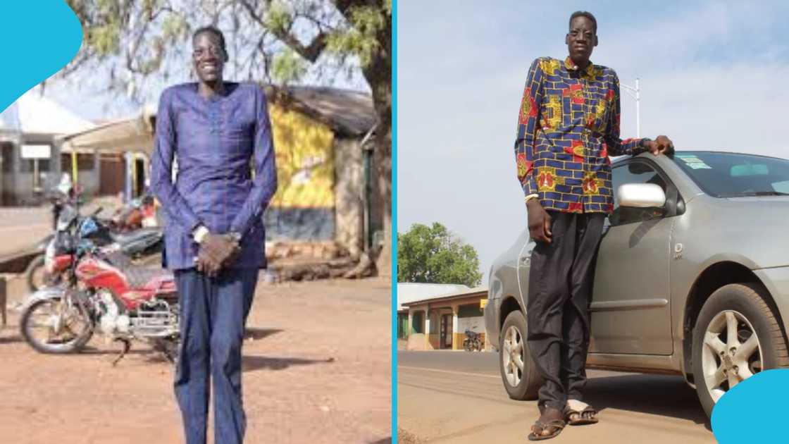 Sulemana Abdul Samed, Tallest man in Ghana, Ghana's Tallest Man, GHANASCO, SHS in Ghana, Medical condiion.