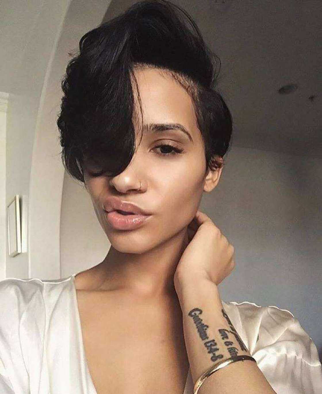 Pixie short black hairstyles