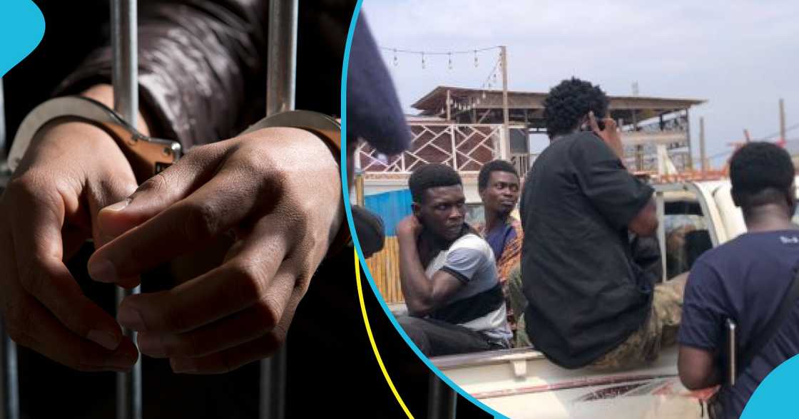 Police Arrest 13 For Illegally Developing Teshie Military Shooting Range Land Police Arrest 13 For Illegally Developing Teshie Military Shooting Range Land