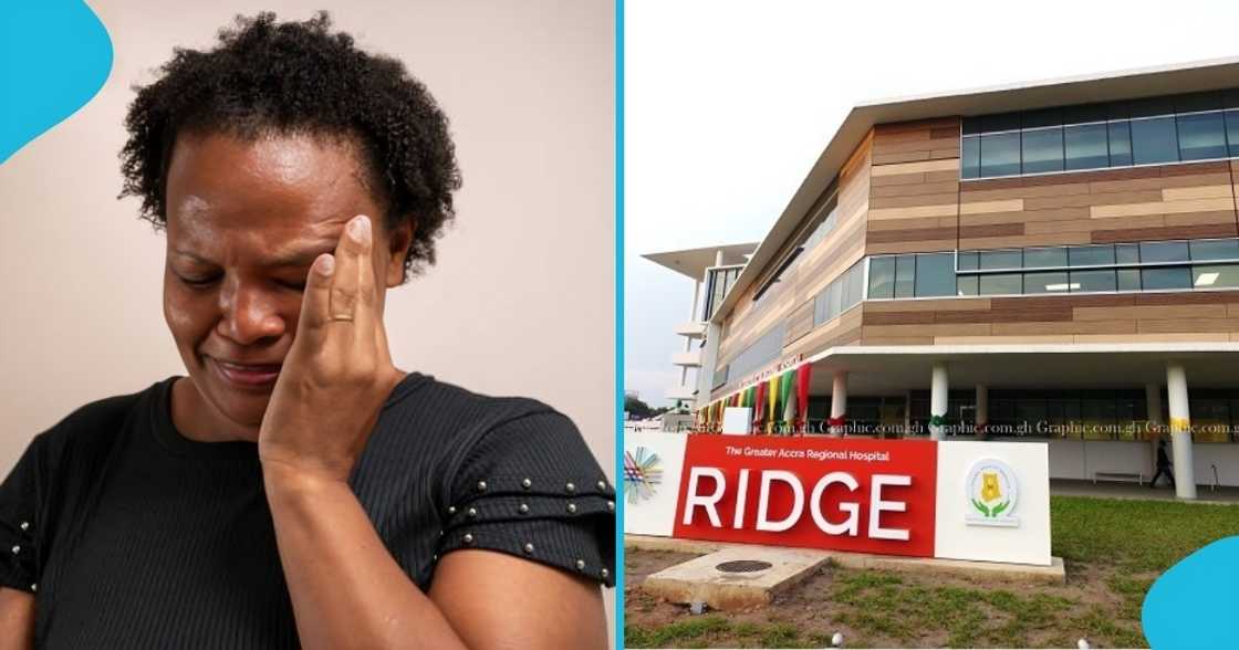 ghana, ghana woman, ill husband, ridge hospital, ridge hospital controversy, emergency bed