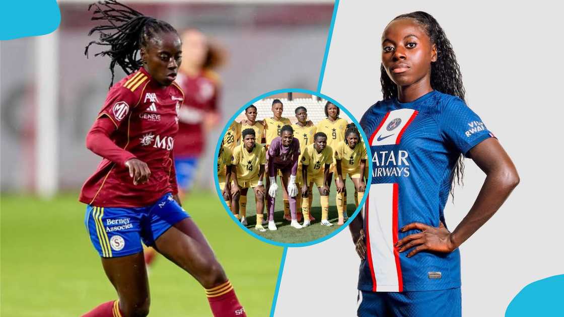 Benedicte Simon, France-born defender, Chantelle Boye-Hklorkah, Jennifer Bonsu, Simon earns first Ghana call-up, England vs Ghana, St Mary's Stadium, Kim Lars Björkegren. Benedicte Simon, France-born defender, Chantelle Boye-Hklorkah, Jennifer Bonsu, Simon earns first Ghana call-up, England vs Ghana, St Mary's Stadium, Kim Lars Björkegren.
