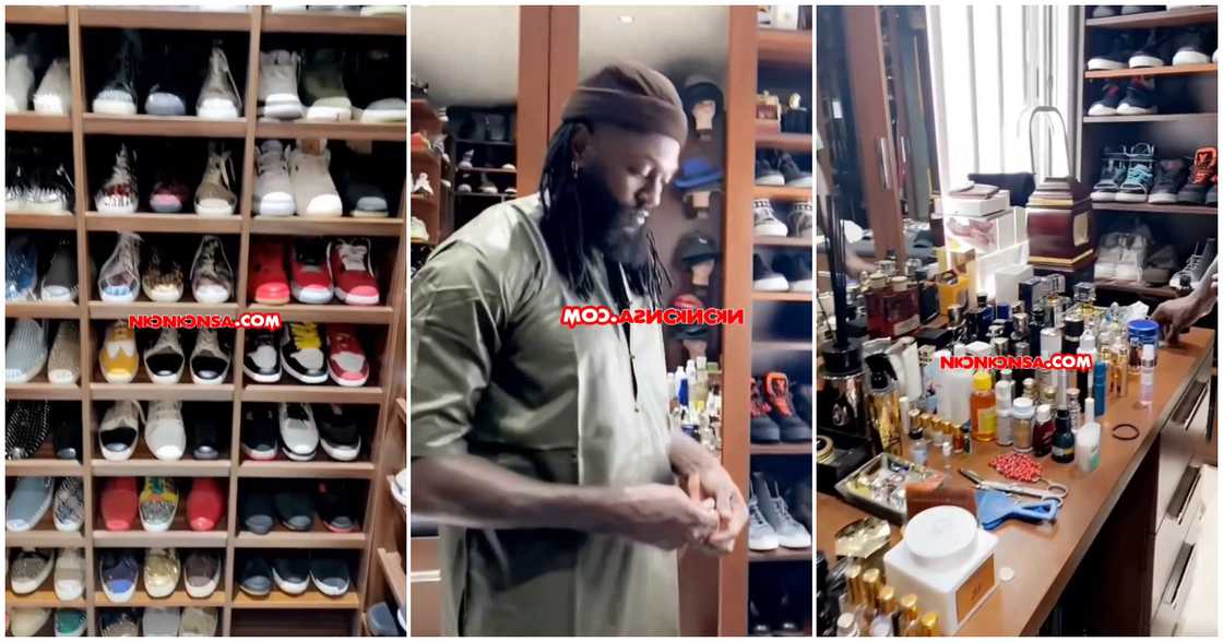 Emmanuel Adebayor's closet