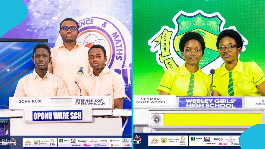 Opoku Ware, Wesley Girls', St Louis, YAGSHS, NSMQ. Opoku Ware, Wesley Girls', St Louis, YAGSHS, NSMQ.