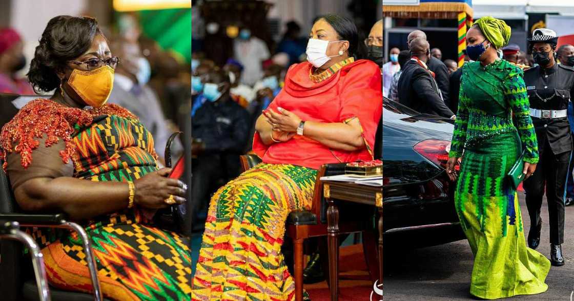 See how Ghana's politicians rocked rich Kente to Akufo-Addo's inauguration