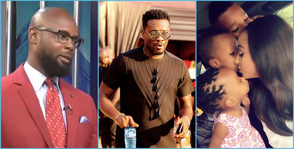 Photo of Edwin Kusi Appiah, Asamoah Gyan and Gifty Gyan Photo of Edwin Kusi Appiah, Asamoah Gyan and Gifty Gyan