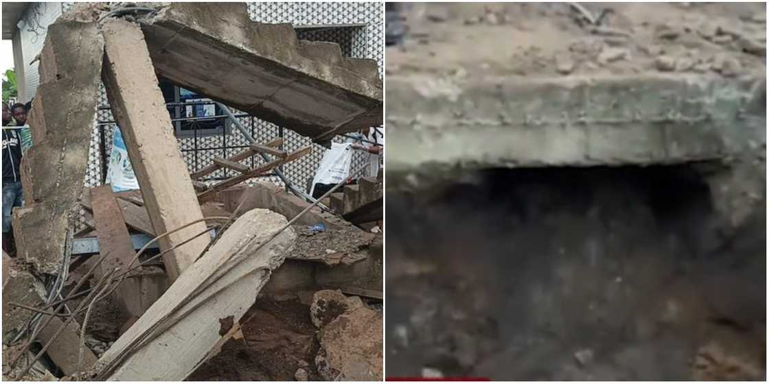 Building collapse in Amanfrom Building collapse in Amanfrom