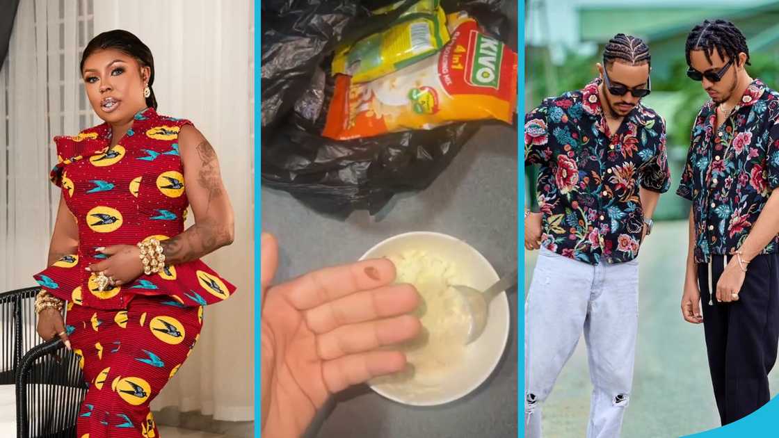 Afia Schwarzenegger, Afia Schwarzenegger's sons, Afia Schwarzenegger's children, Kivo Gari, Ghanaian snacks, Gari soakings