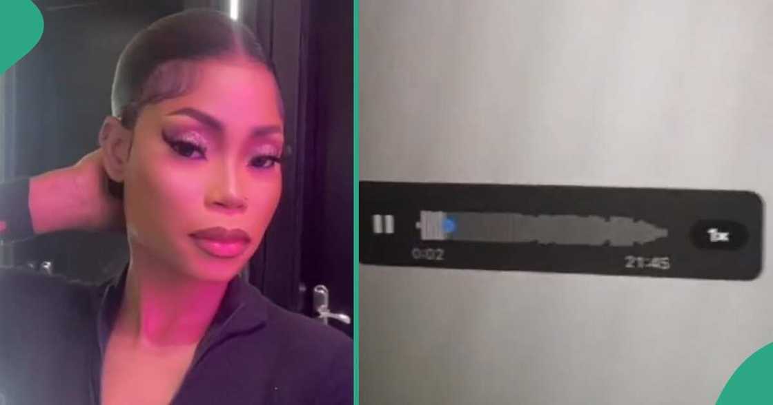 Boy sends warning to his father's potential side chick. Boy sends warning to his father's potential side chick.