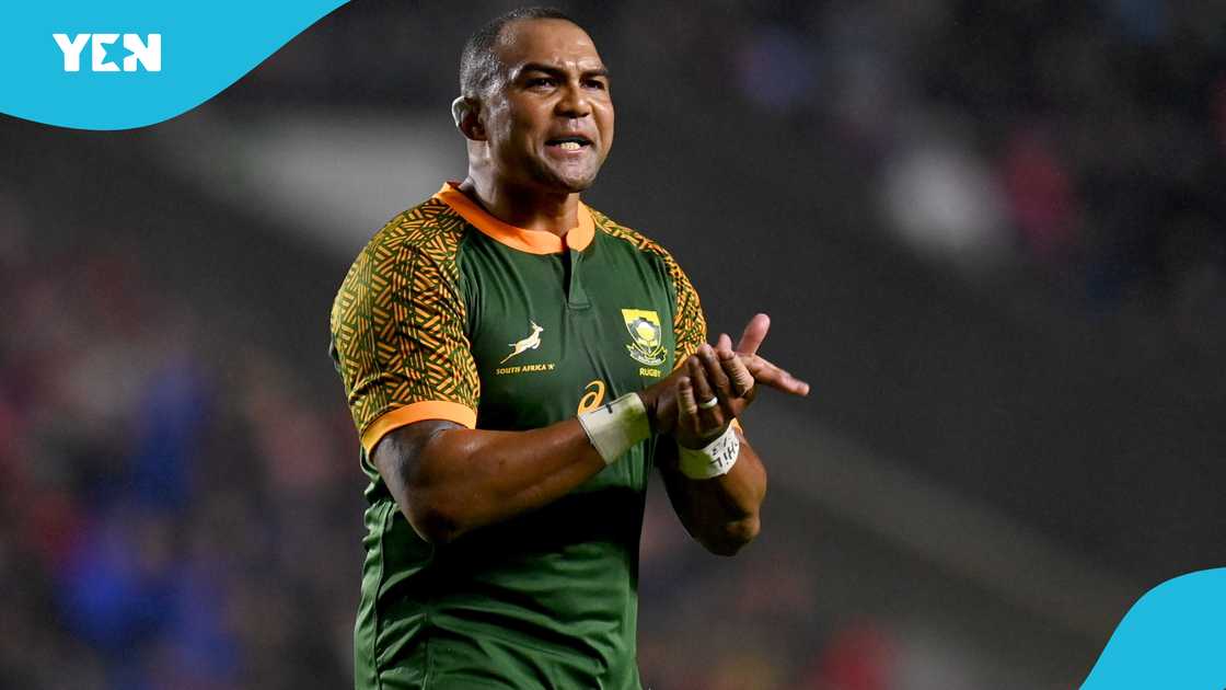 Cornal Hendricks of South Africa Select XV during the match between Munster and South Africa Select XV at Páirc Ui Chaoimh in Cork Cornal Hendricks of South Africa Select XV during the match between Munster and South Africa Select XV at Páirc Ui Chaoimh in Cork