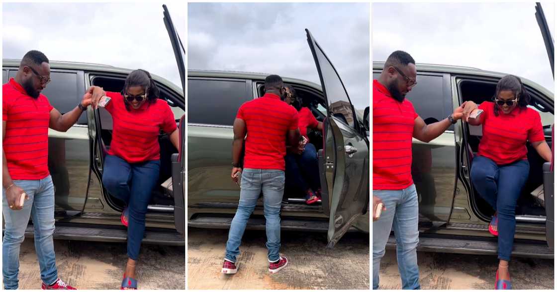 Tracey Boakye and Husband Frank Badu Ntiamoah. Tracey Boakye and Husband Frank Badu Ntiamoah.