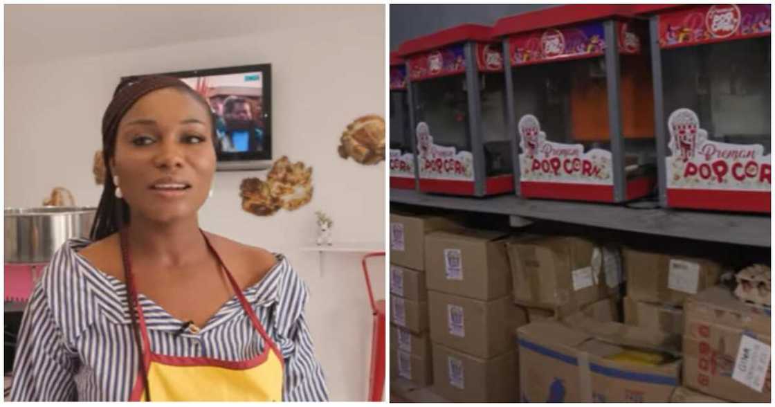 Ghanaian woman quit her job as a nurse in Australia to start popcorn business in Accra Ghanaian woman quit her job as a nurse in Australia to start popcorn business in Accra