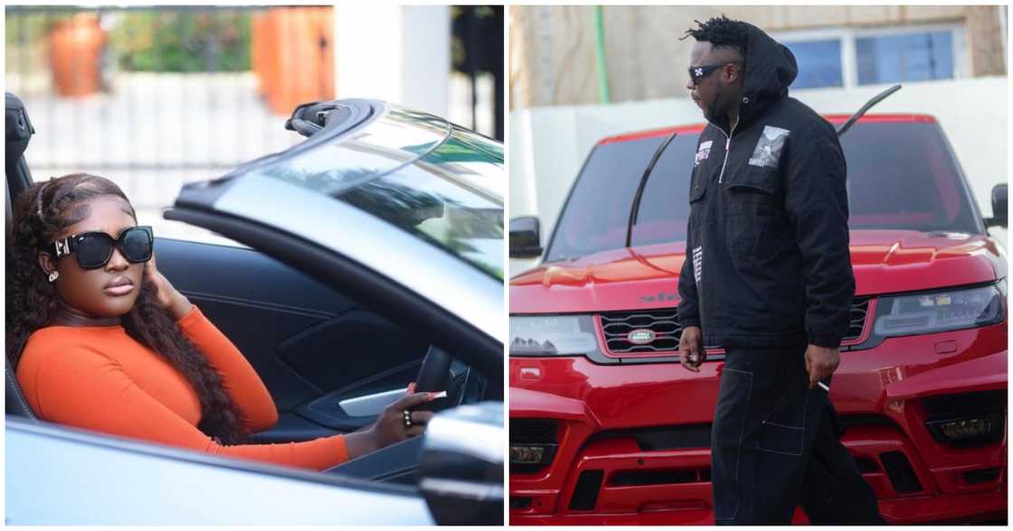 Medikal claims his wife likes big cars