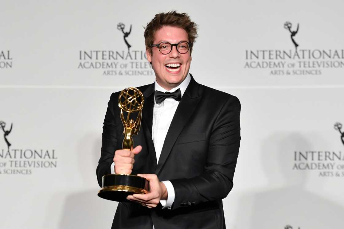 Brazilian actor and writer Fabio Porchat during the 47th Annual International Emmy Awards in New York City in 2019 Brazilian actor and writer Fabio Porchat during the 47th Annual International Emmy Awards in New York City in 2019
