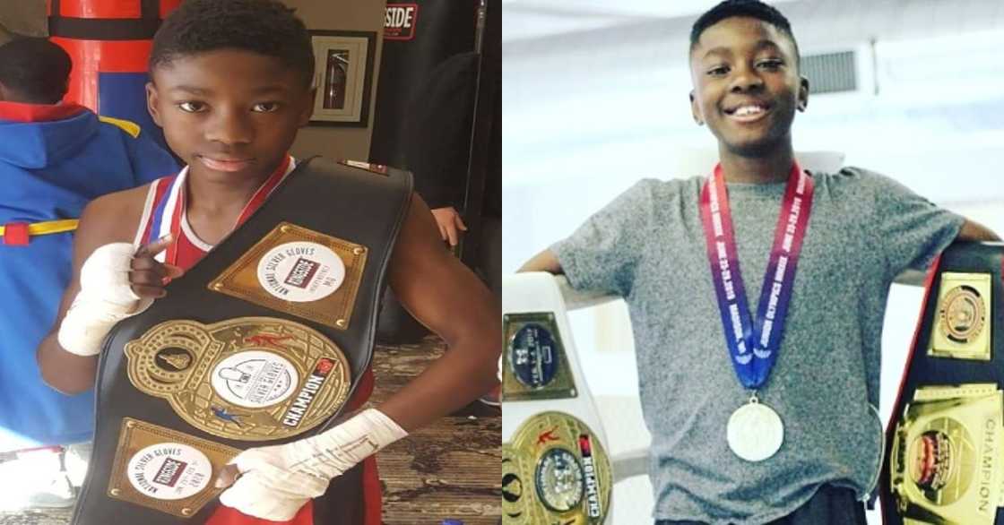 Joseph Awinongya: Meet 13-year-old Ghanaian boxer who has won 7 national championships in USA Joseph Awinongya: Meet 13-year-old Ghanaian boxer who has won 7 national championships in USA