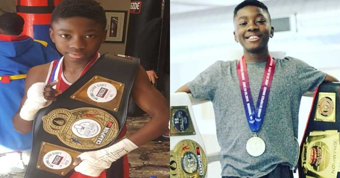 Joseph Awinongya: Meet 13-year-old Ghanaian boxer who has won 7 national championships in USA