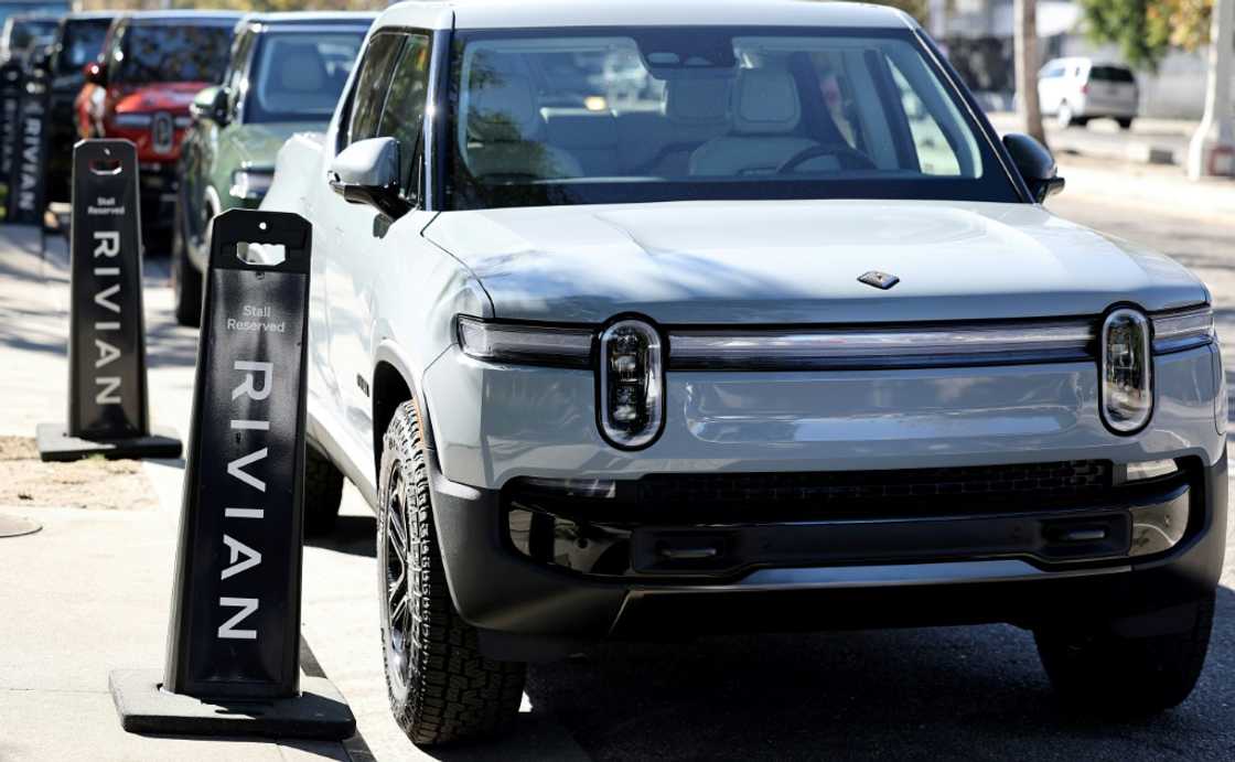 Shares of Rivian and other electric vehicle companies fell after US President Donald Trump issued an executive order targeting the EV industry