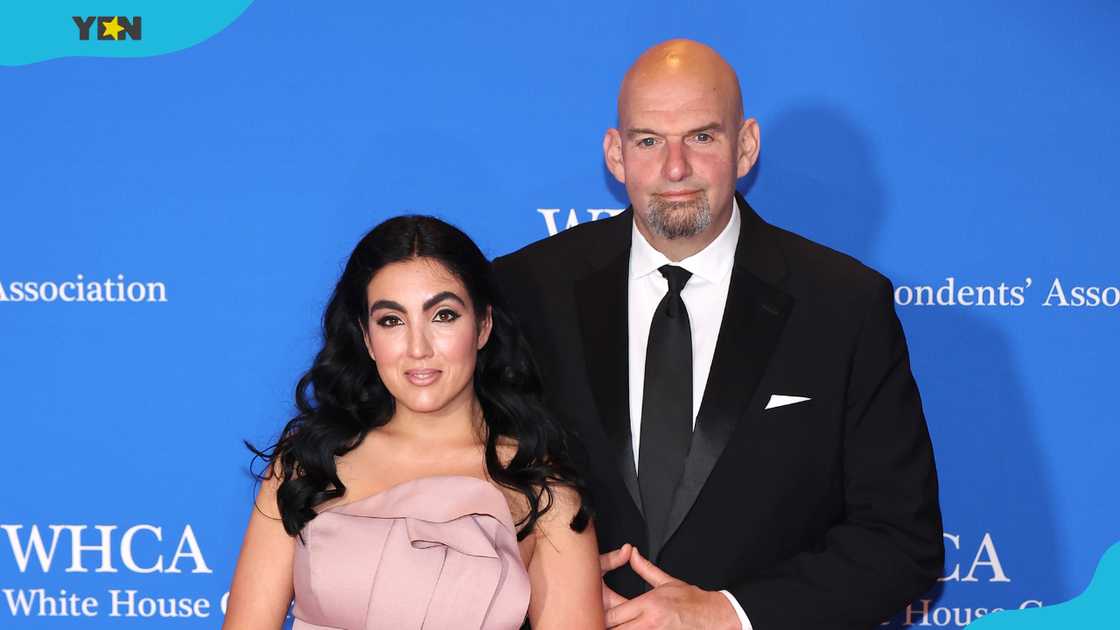 Gisele Barreto Fetterman and John Federman attend the 2023 White House Correspondents' Association Dinner