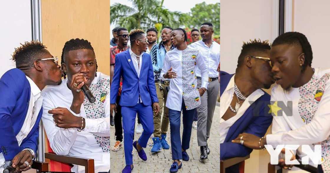 4 times Shatta Wale dominated the headlines with his iconic kisses 4 times Shatta Wale dominated the headlines with his iconic kisses