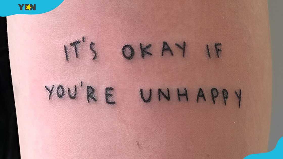 It's okay to be unhappy It's okay to be unhappy
