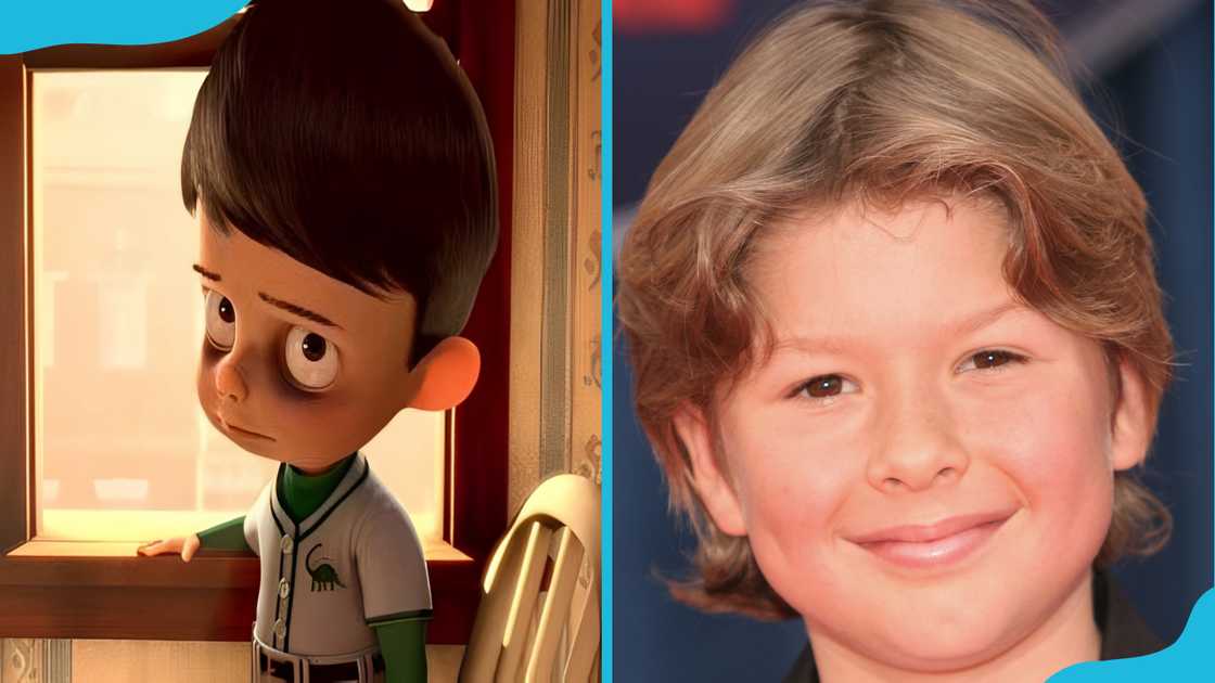 Michael 'Goob' Yagoobian (L) and his voice actor, Matthew Josten (R).