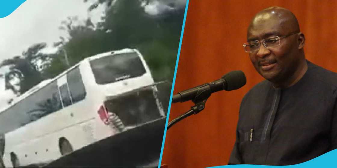 Bawumia's campaign bus breaks down in Ashanti Region due to bad roads Bawumia's campaign bus breaks down in Ashanti Region due to bad roads