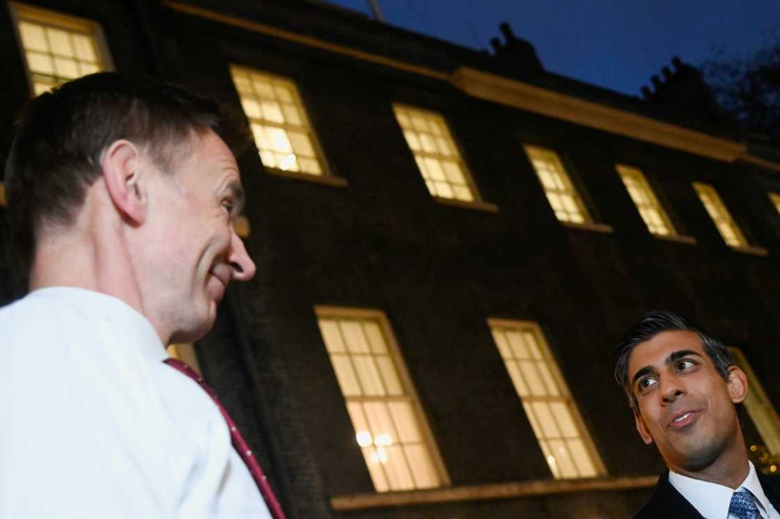 Chancellor of the Exchequer Jeremy Hunt (L) and Prime Minister Rishi Sunak defended their plans for a post-Brexit shakeup in Britain's financial regulation Chancellor of the Exchequer Jeremy Hunt (L) and Prime Minister Rishi Sunak defended their plans for a post-Brexit shakeup in Britain's financial regulation