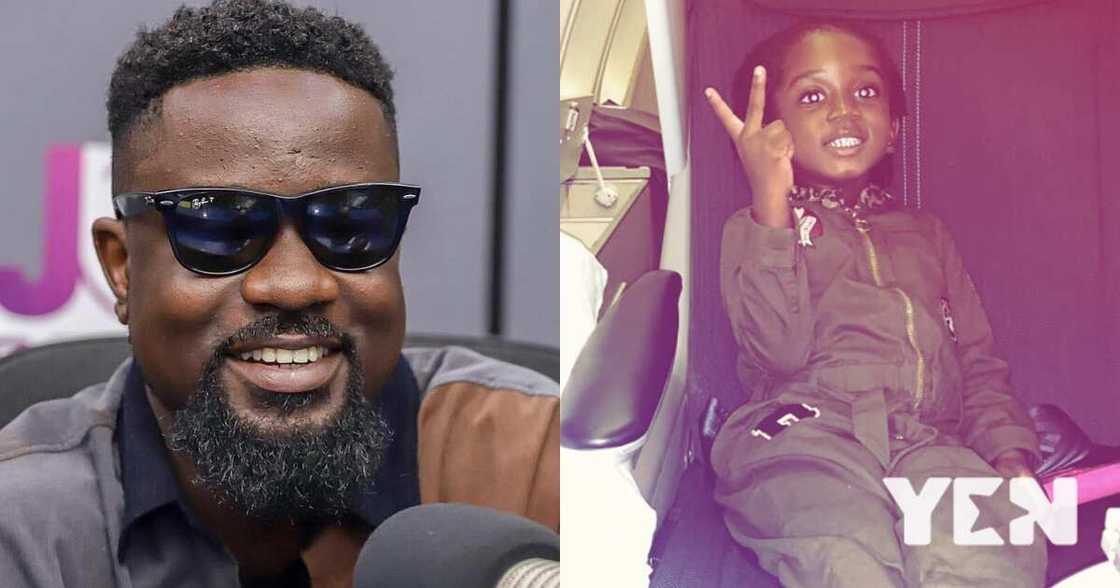 Sarkodie raps while daughter Titi dances like skilled dancer in new video Sarkodie raps while daughter Titi dances like skilled dancer in new video