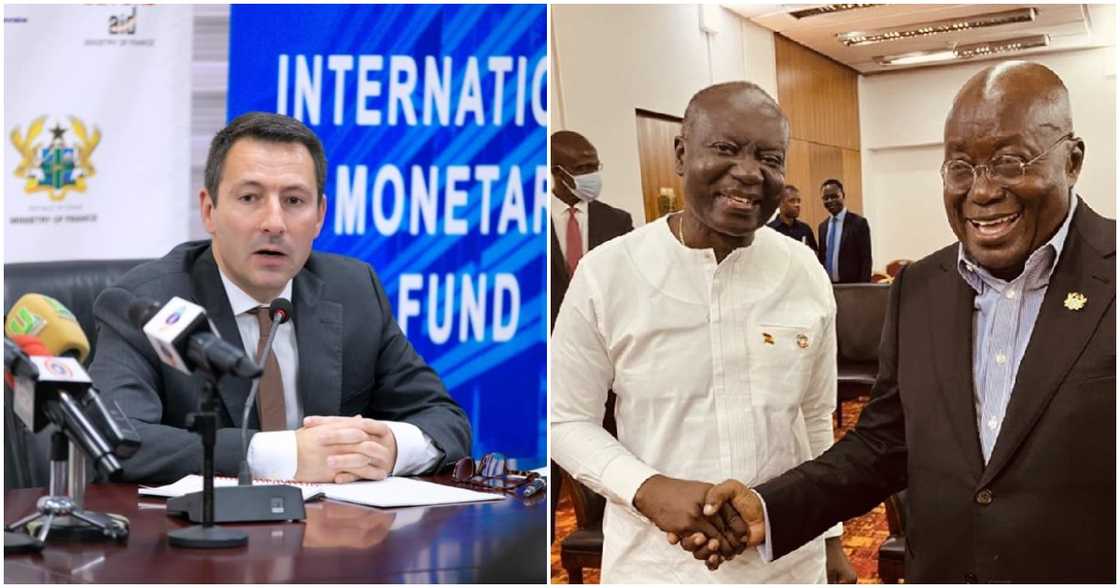 An IMF team says Ghana's economy is showing signs of stabilisation