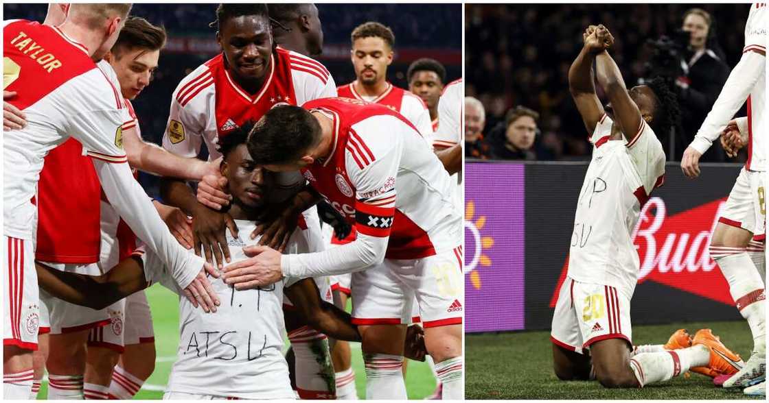 Kudus honours Atsu after scoring for Ajax Kudus honours Atsu after scoring for Ajax