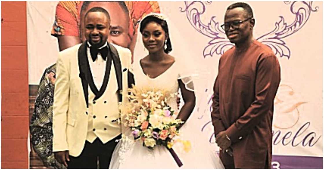 Yonny Kulendi graced the wedding of Wonder Kutor and Pamela.