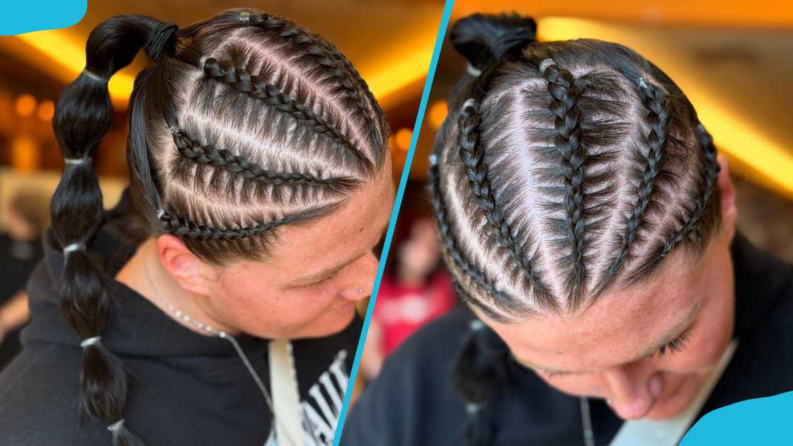 Elite braided ponytail Elite braided ponytail