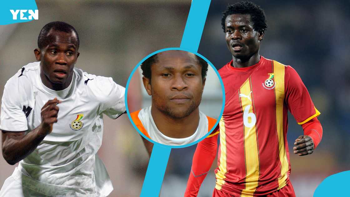 Mattew Amoah, Anthony Annan, Issah Ahmed, Ghana football legends Mattew Amoah, Anthony Annan, Issah Ahmed, Ghana football legends