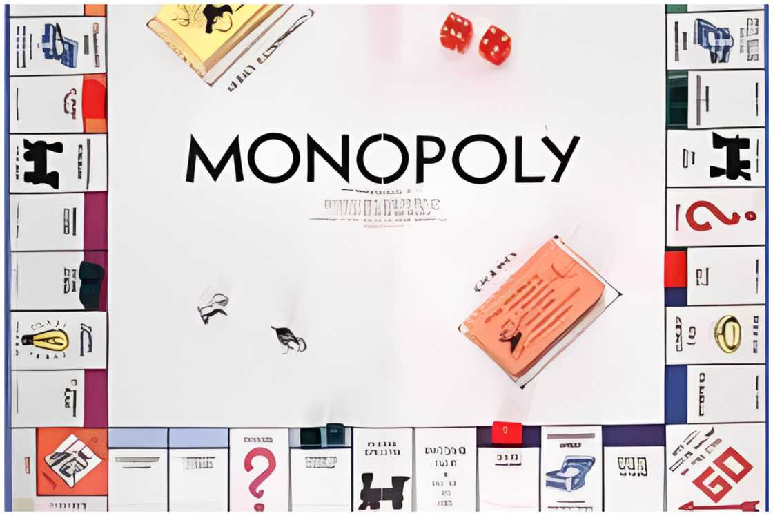 Portrait of Monopoly. Portrait of Monopoly.