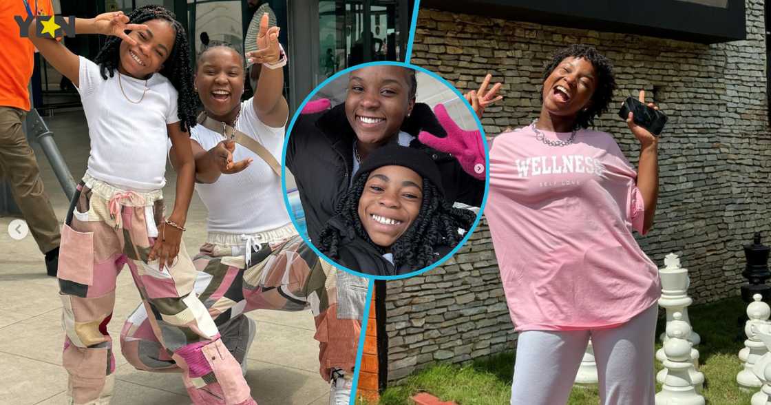 Ghanaian female dancers Afronitaa and Abigail Ghanaian female dancers Afronitaa and Abigail