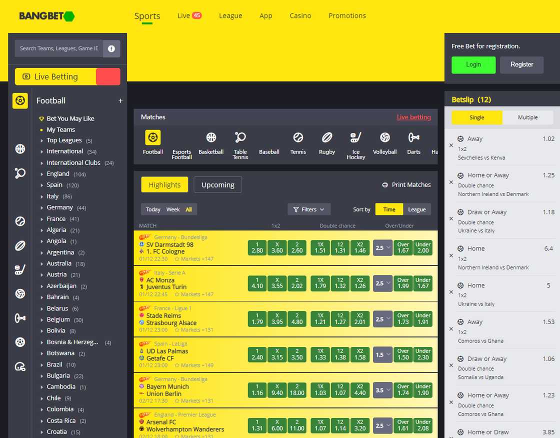 Photo of Bangbet Mobile Home Page. Photo of Bangbet Mobile Home Page.