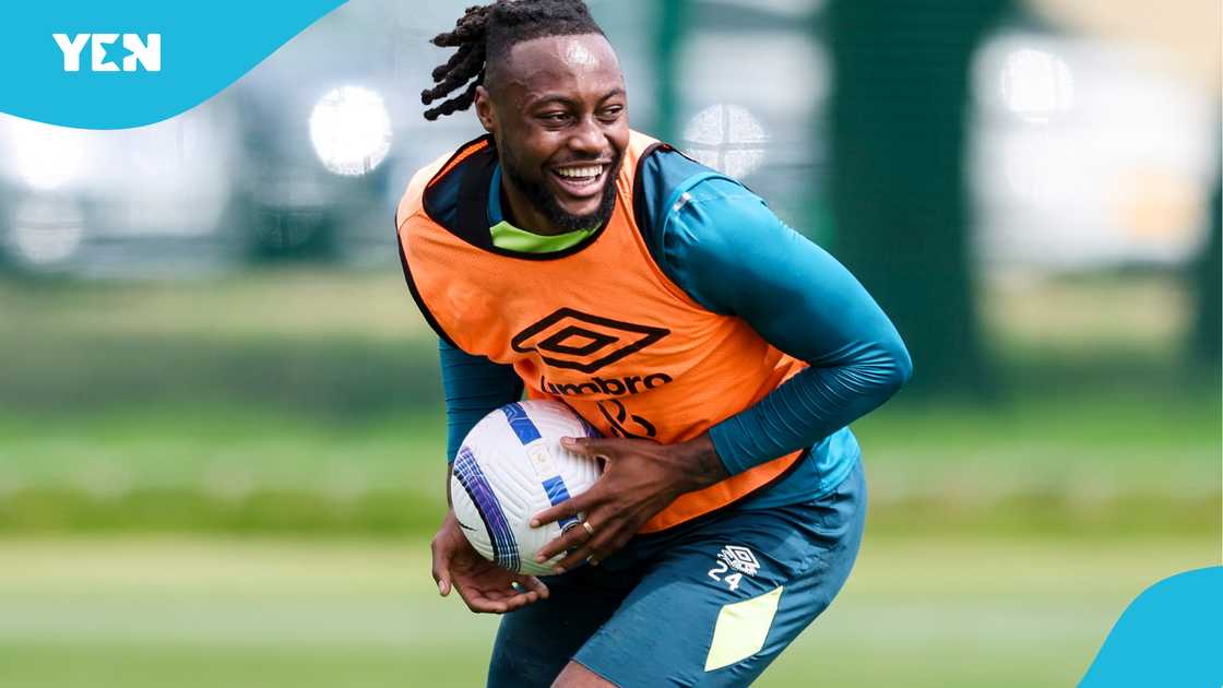 Antoine Semenyo of Bournemouth during a training session at Canford Performance Centre on May 06, 2025 in Wimborne Minster, England Antoine Semenyo of Bournemouth during a training session at Canford Performance Centre on May 06, 2025 in Wimborne Minster, England