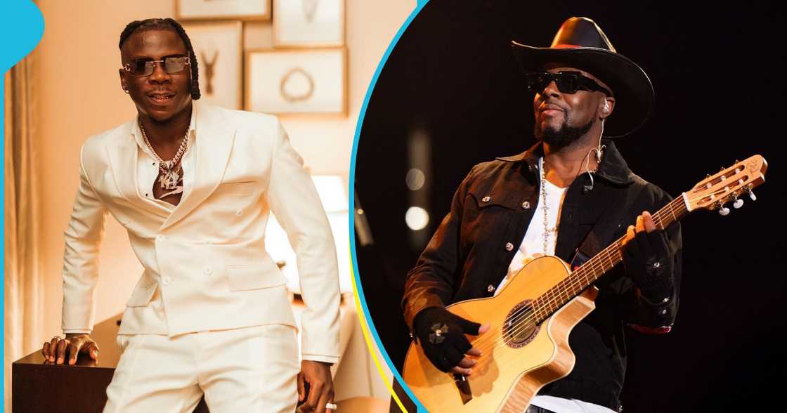 Stonebwoy: Dancehall Star Links Up With Wyclef, Duo Eat Waakye In Video Stonebwoy: Dancehall Star Links Up With Wyclef, Duo Eat Waakye In Video