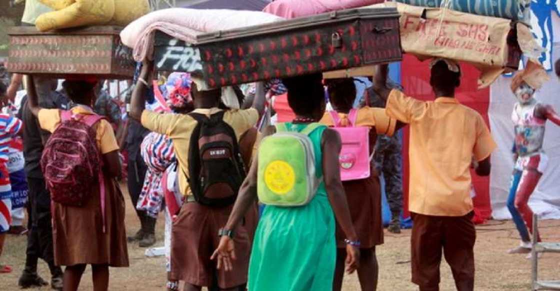 Free SHS: Food Shortage hits as Students Asked to go home Early