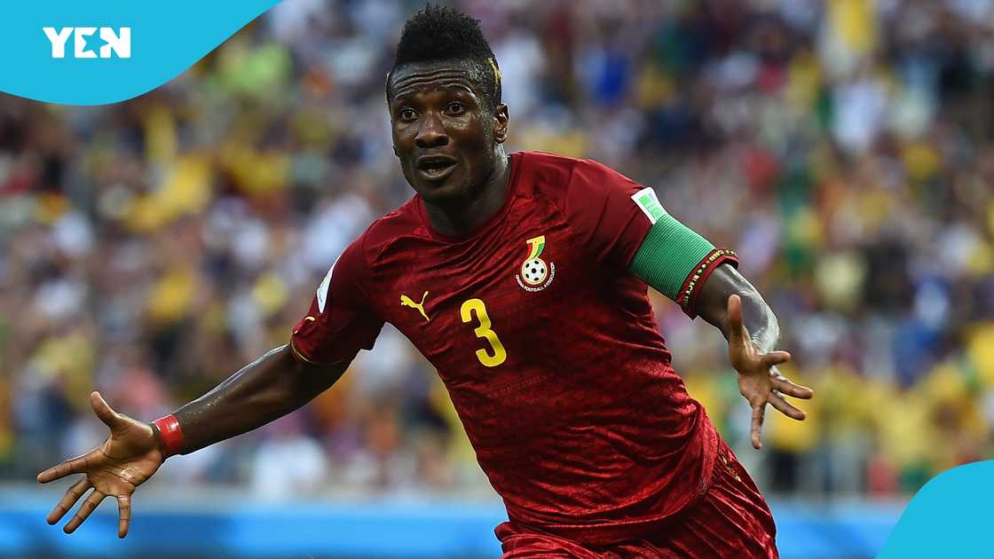 Former Black Stars captain Asamoah Gyan explained why he is not enthused by Valentine's Day in a heartfelt message shared on Instagram. Former Black Stars captain Asamoah Gyan explained why he is not enthused by Valentine's Day in a heartfelt message shared on Instagram.