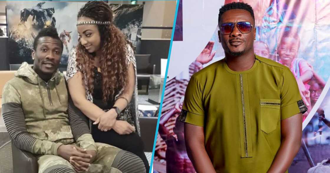 Photos of Asamoah Gyan and his ex-wife Gifty. Photos of Asamoah Gyan and his ex-wife Gifty.