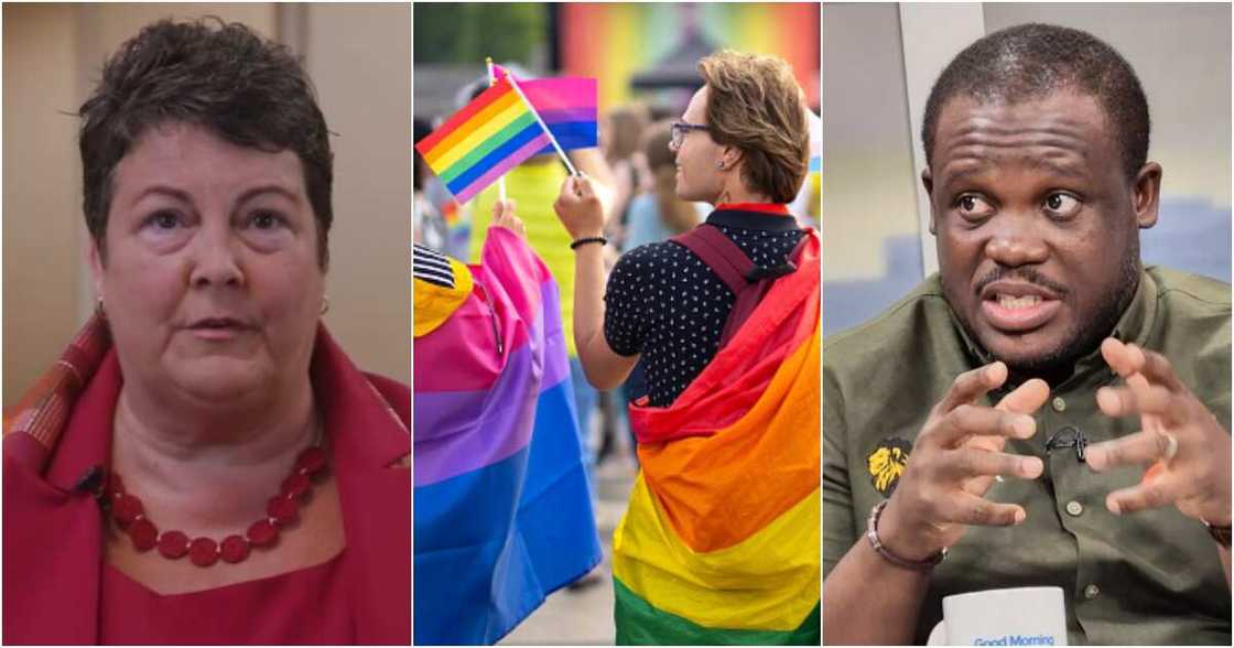 Virgina Palmer, LGBT and Sam George. Virgina Palmer, LGBT and Sam George.