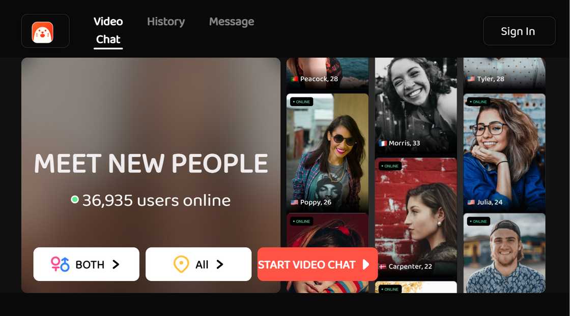 The HOLLA world homepage. The HOLLA world homepage.