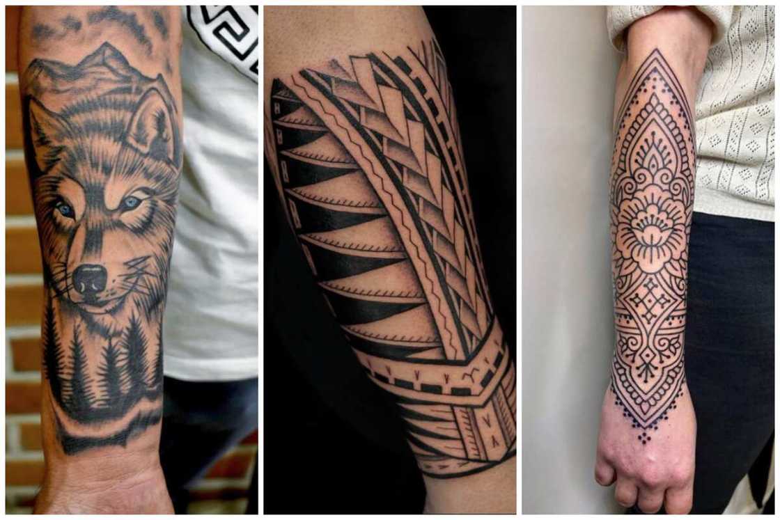 Forearm tattoos for men