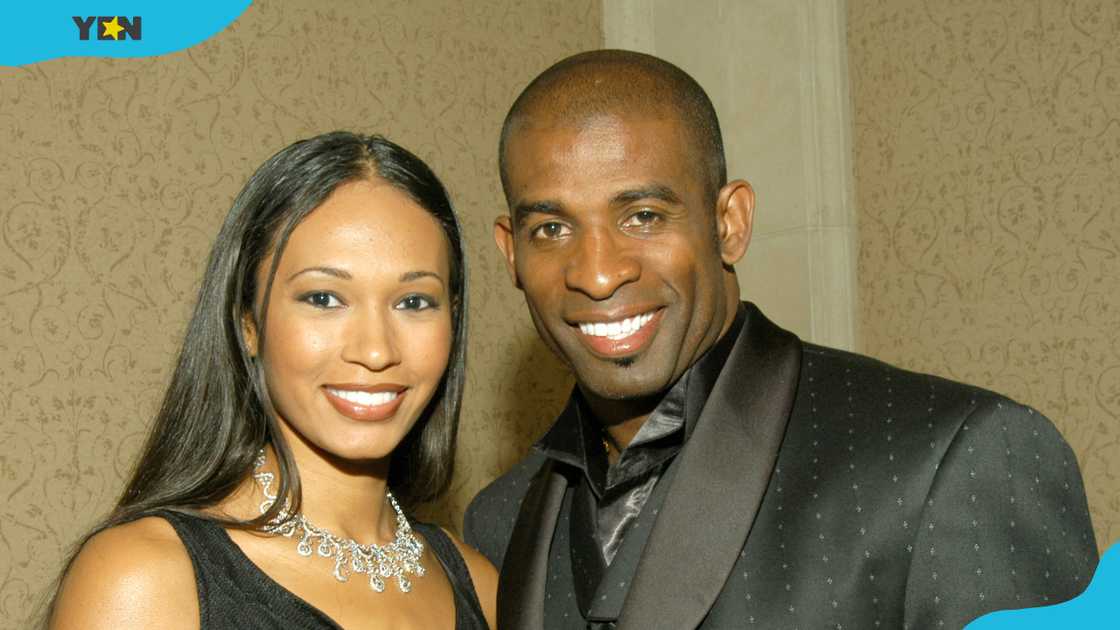 Deion Sanders and his ex-wife Pilar Biggers during a past event. Deion Sanders and his ex-wife Pilar Biggers during a past event.