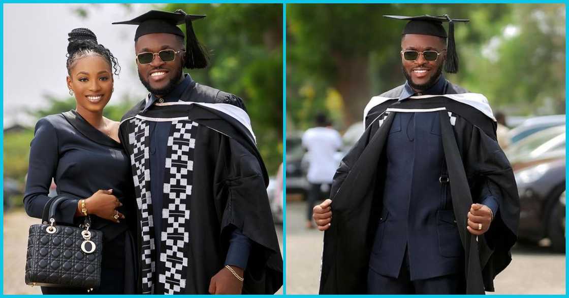 Kennedy Osei and wife at graduation Kennedy Osei and wife at graduation