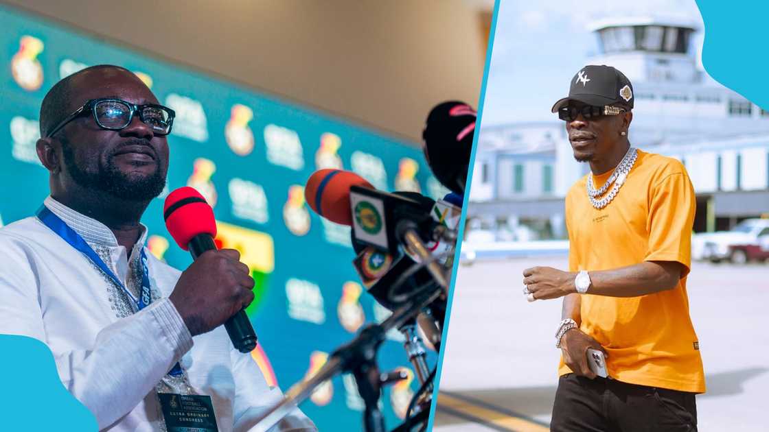 Kurt Okraku opted for a gospel-inspired celebration to mark his CAF appointment. Kurt Okraku opted for a gospel-inspired celebration to mark his CAF appointment.