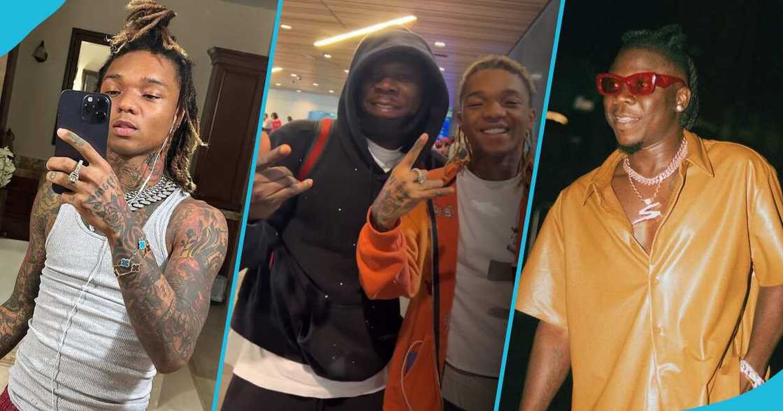 Stonebwoy meets American Rapper Swae Lee Stonebwoy meets American Rapper Swae Lee